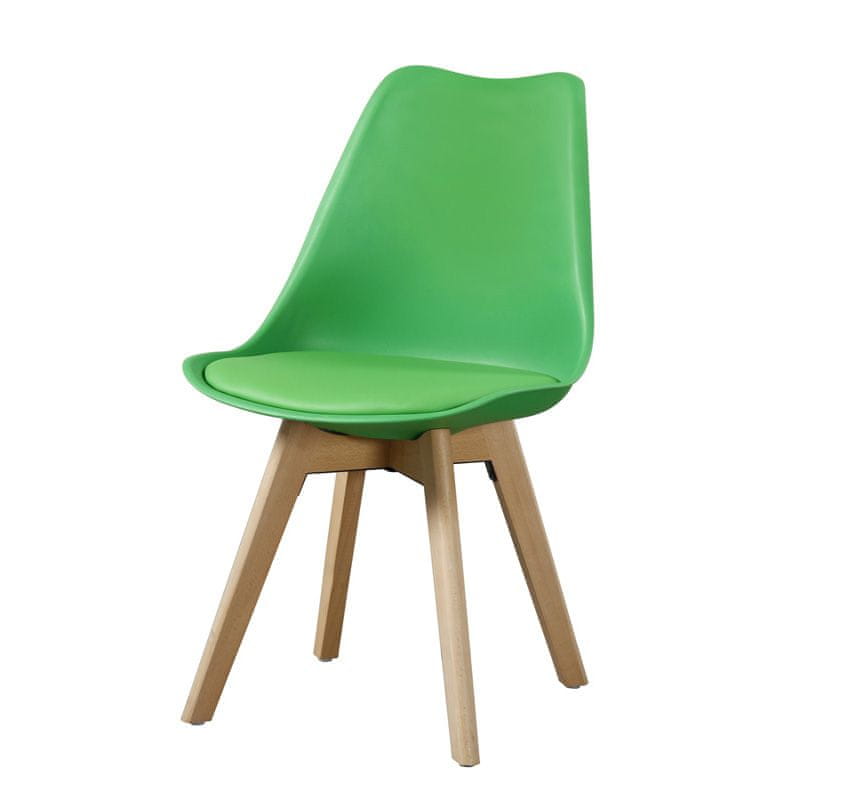 VerDesign CROSS II jedálenská stolička, zelená